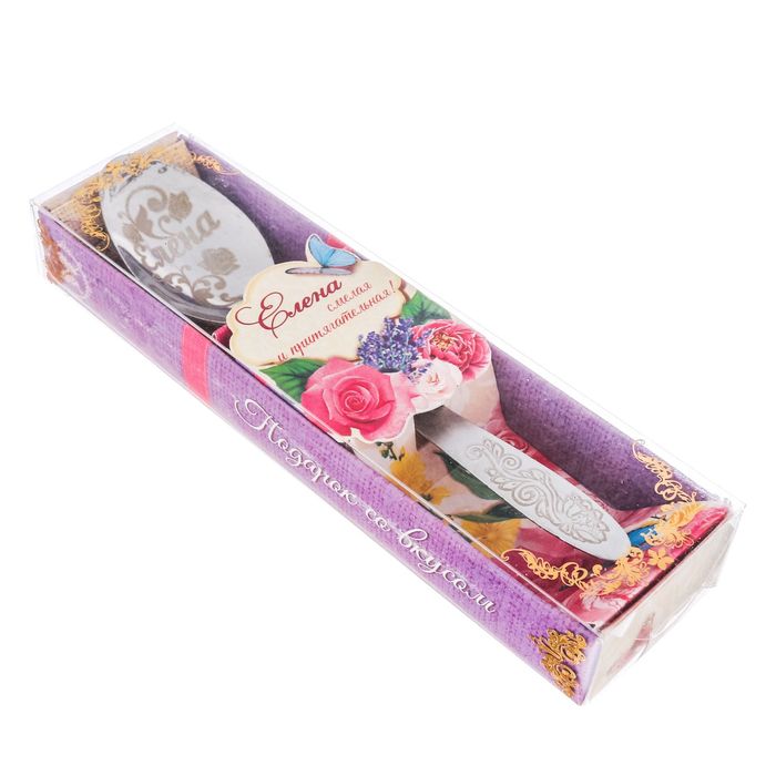 Ложка в подарочной коробке "Елена"