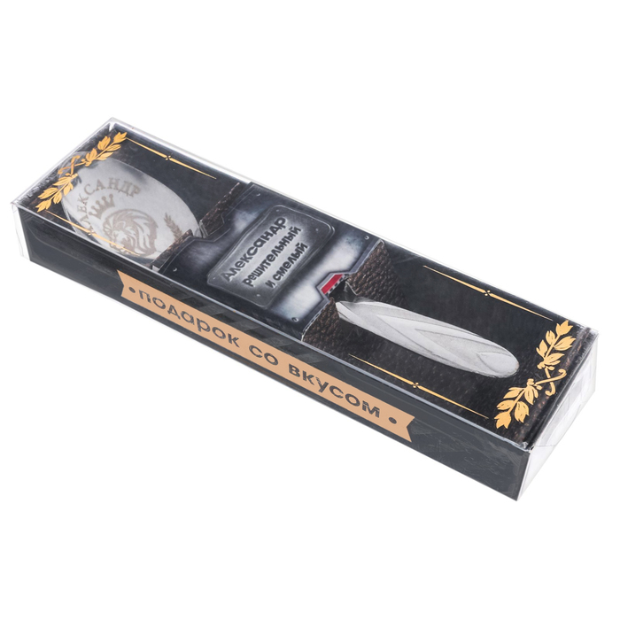 Ложка в подарочной коробке "Александр"