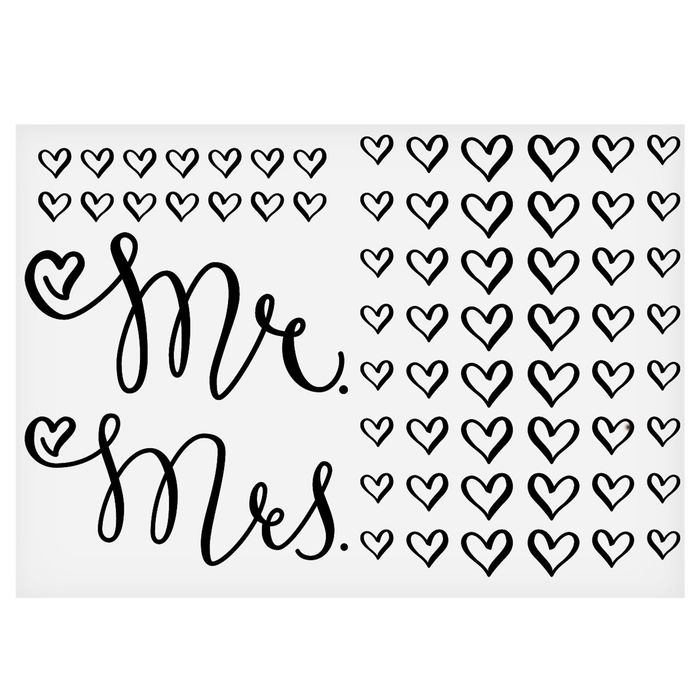 Переводки на посуду (холодная деколь) Mr&Mr, 12 х14 см