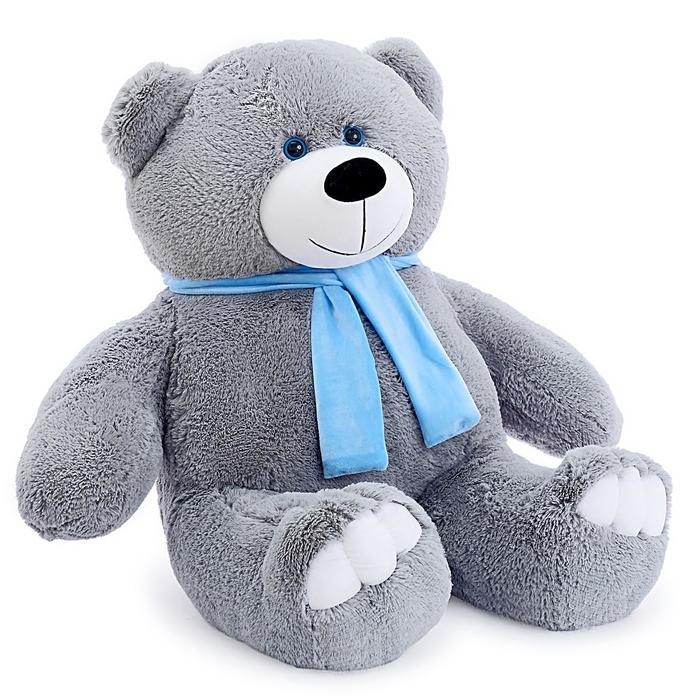 Мягкая игрушка "Мишка Олимп", цвет дымчатый Premium Quality, 110 см