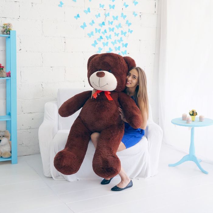 Мягкая игрушка "Мишка Федор", цвет коричневый, 150 см