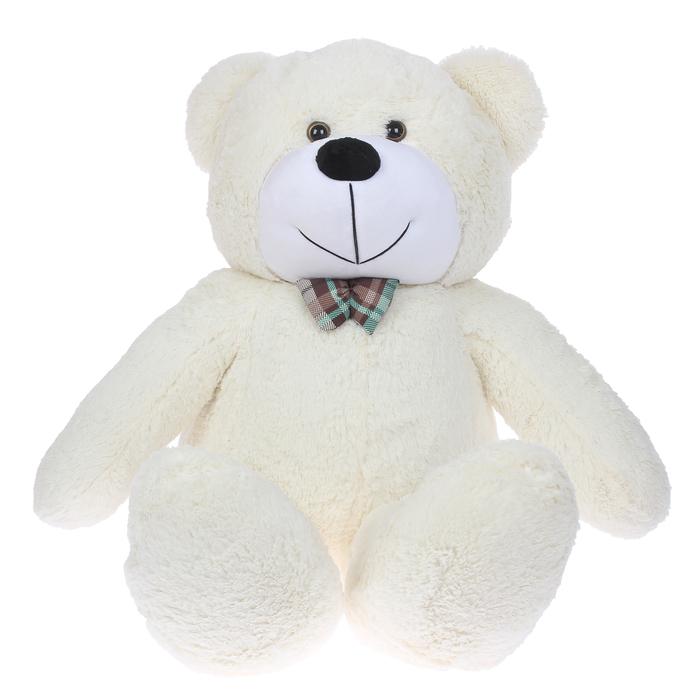 Мягкая игрушка Premium Quality "Мишка Потап", цвет молочный, 120 см