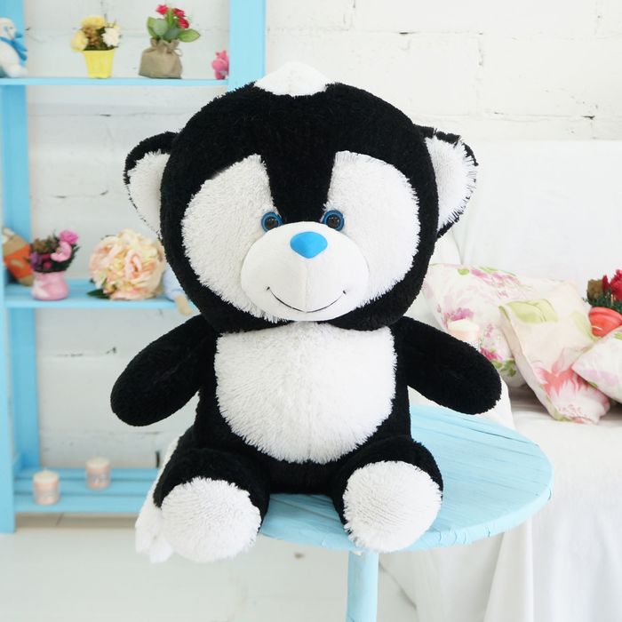 Мягкая игрушка "Енотик Холли" 70 см Черный ЕХ85/70
