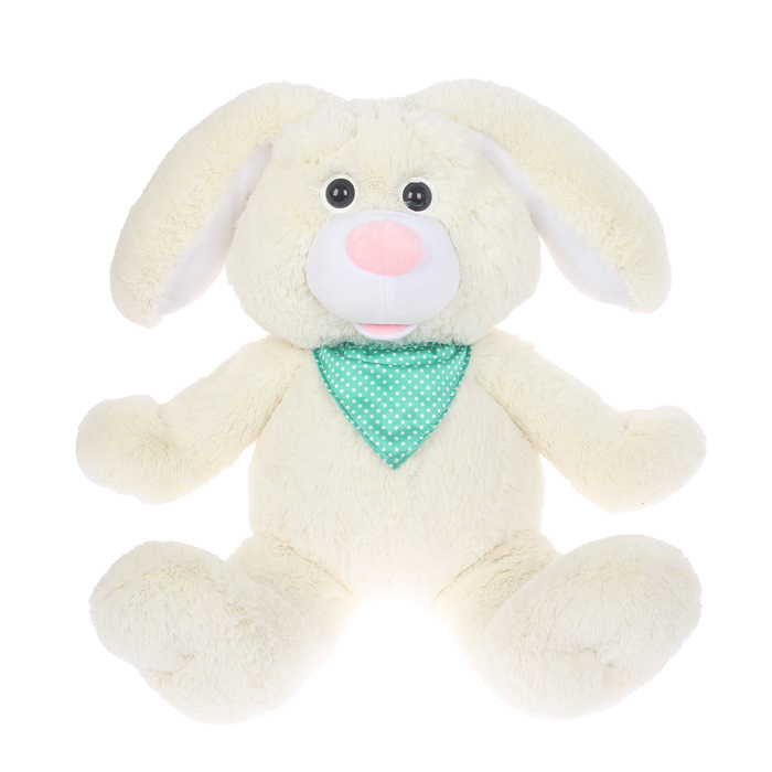 Мягкая игрушка "Зайчик Бакс", цвет молочный, 80 см