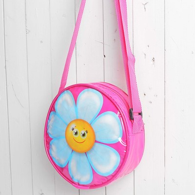 Сумочка детская "Ромашка", круглая, 15,5 см