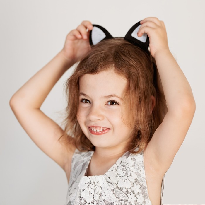 Карнавальный ободок-ушки "Волк"