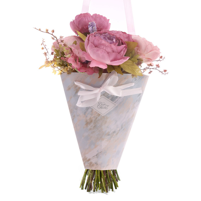 Конверт–конус для цветов «Для тебя в этот день», 8 × 26,5 см