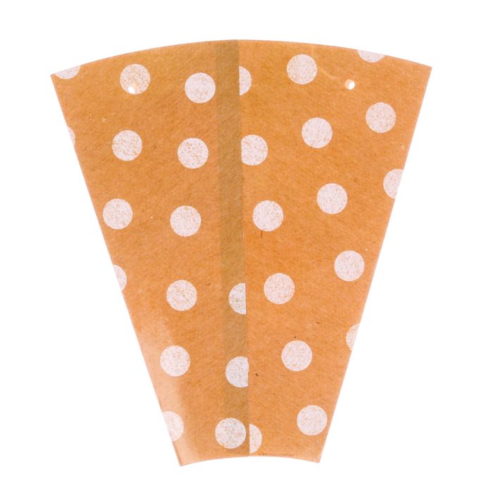 Конверт–конус для цветов «Счастье в каждом дне», 8 × 26,5 см