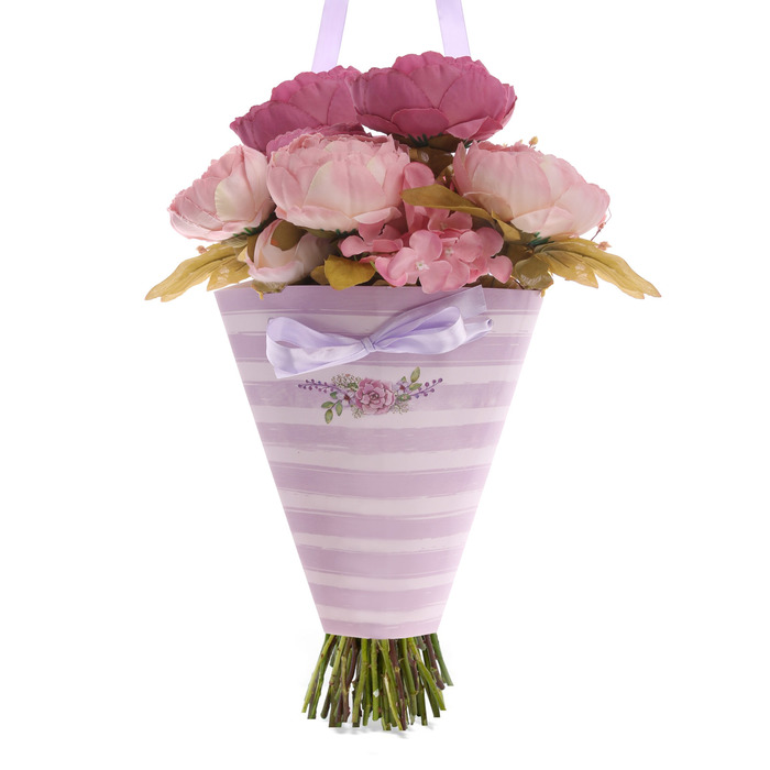 Конверт–конус для цветов «Замечательного настроения», 8 × 26,5 см