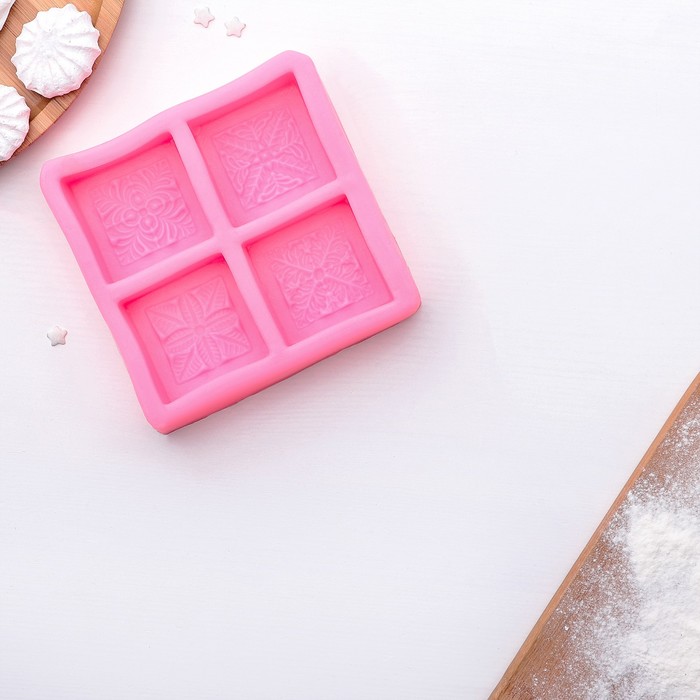 Молд 13,4х13х3 см "Окошко", 4 ячейки