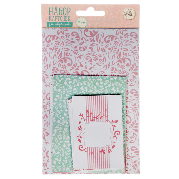 Набор карточек для творчества "Любовь и нежность", 10 х 17,5 см