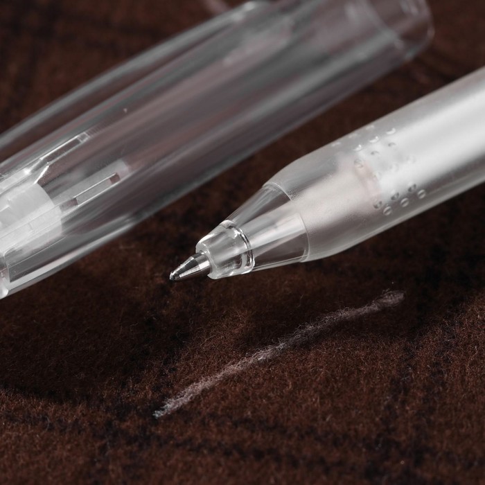 Ручка для ткани, термоисчезающая, №01, цвет белый