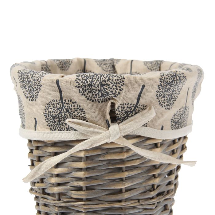 Корзина для белья плетеная овальная "Одуванчик" 33х23х34 см