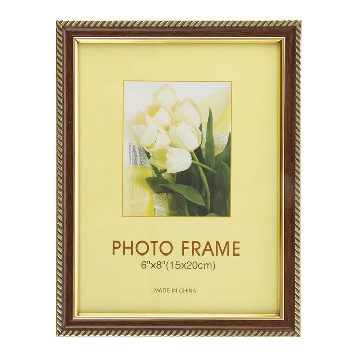 Фоторамка пластик 15х20 см "Эклектика" бордо