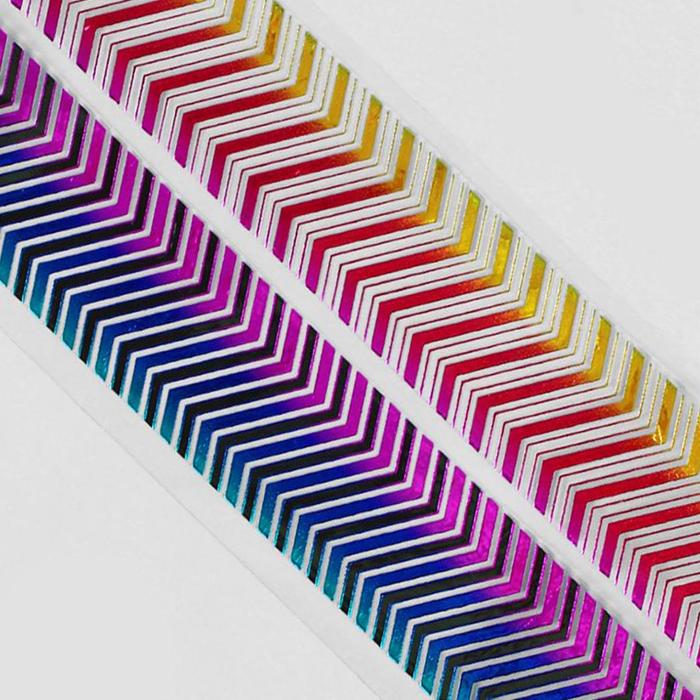 Слайдер-дизайн для ногтей "Узоры", цвета МИКС