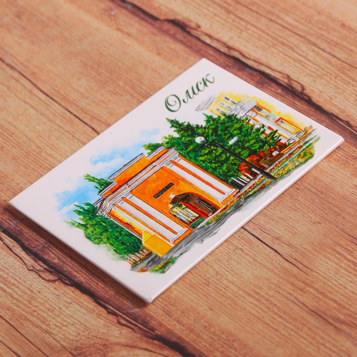 Магнит закатной «Омск. Тарские ворота»