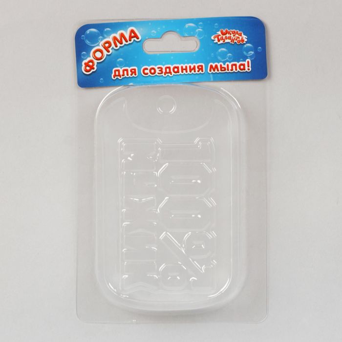 Форма для мыла "100% Мужик"