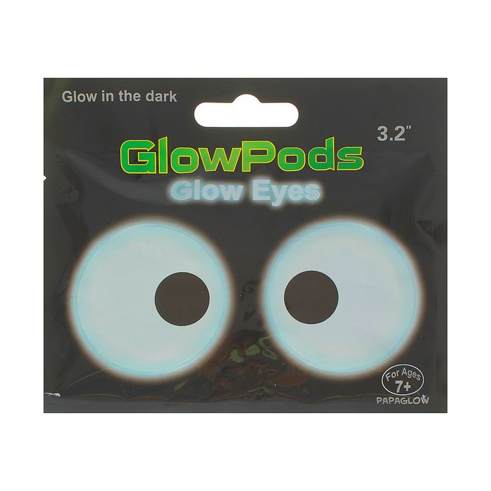 Неоновая наклейка "Глазки"