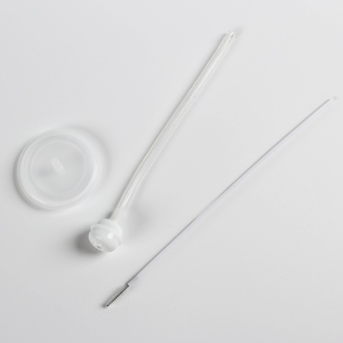 Аксессуары для детской бутылочки, 2 предмета: ёршик, трубочка для взбалтывания смеси