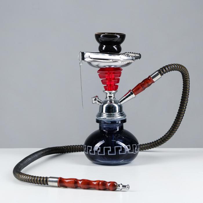 фото Кальян "серапис" 26 см, 1 трубка, черный hookah