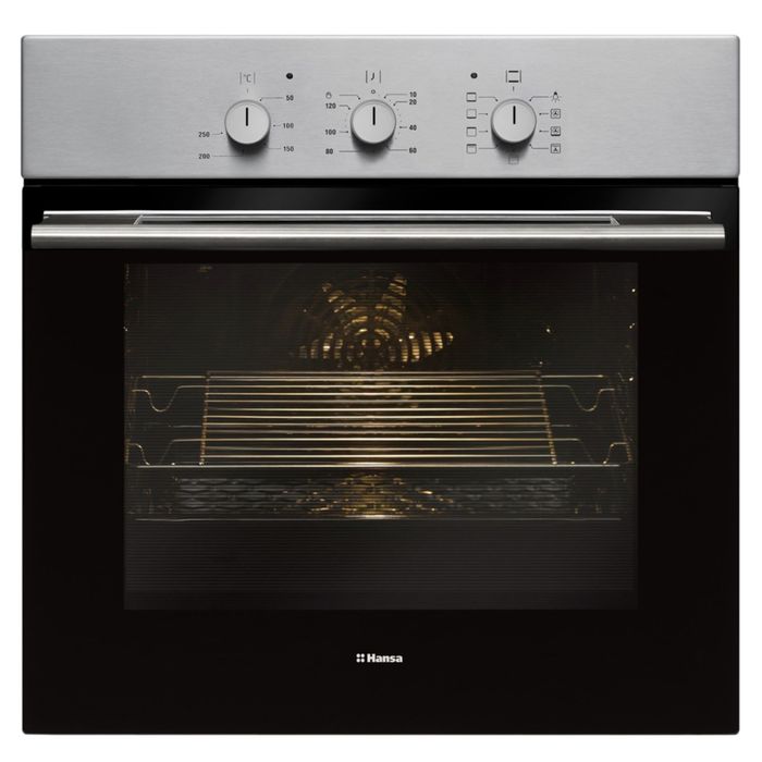 Духовой шкаф Hansa BOEI 68112, электрический, 65 л, 8 режимов, функция гриля, нерж. сталь