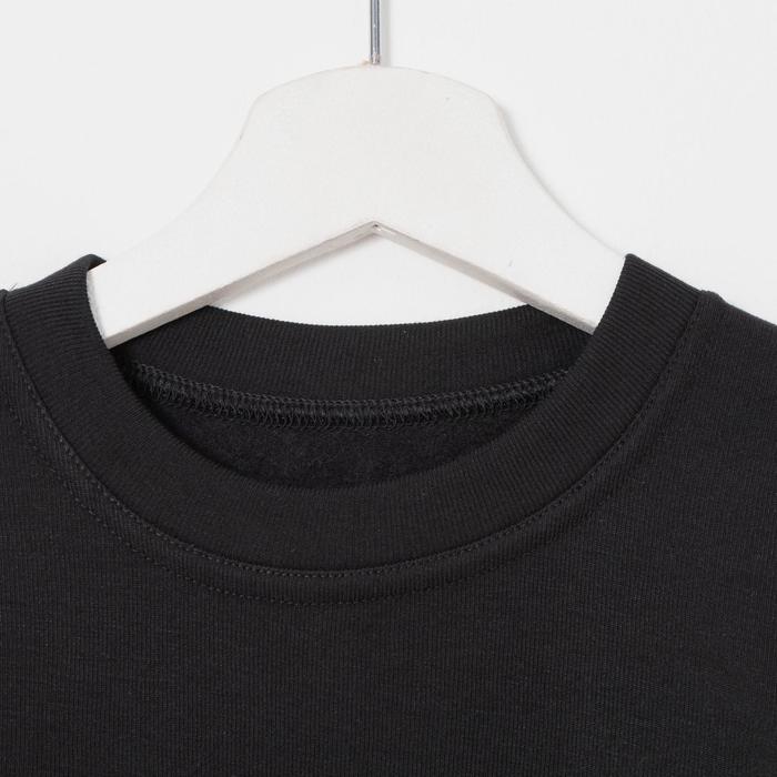 Комплект (джемпер/брюки) для девочки, рост 146 см, цвет чёрный К808