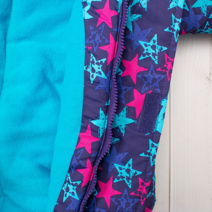 Зимний комбинезон для девочки, рост 74 см, цвет синий MW27108 _М