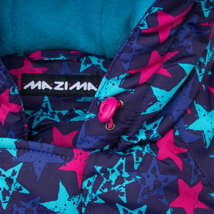 Зимний комбинезон для девочки, рост 74 см, цвет синий MW27108 _М