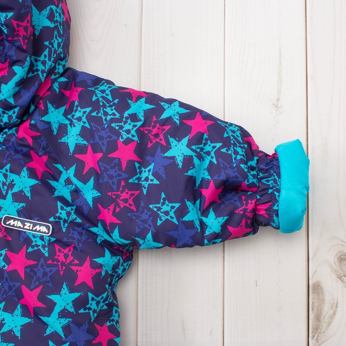 Зимний комбинезон для девочки, рост 74 см, цвет синий MW27108 _М