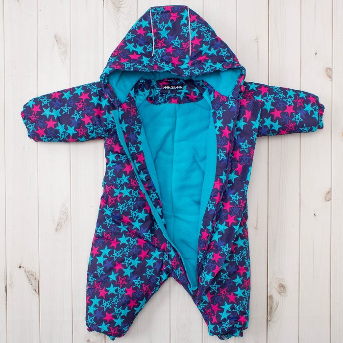 Зимний комбинезон для девочки, рост 74 см, цвет синий MW27108 _М