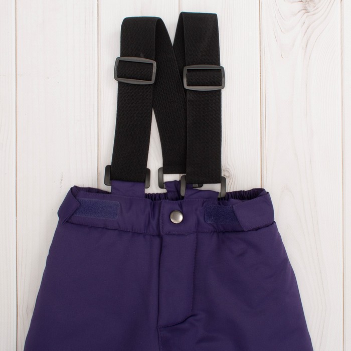 Комплект зимний для девочки (куртка и брюки), рост 128 см, цвет синий MW27102