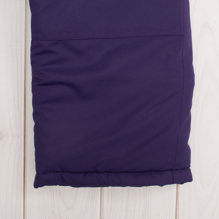 Комплект зимний для девочки (куртка и брюки), рост 128 см, цвет синий MW27102