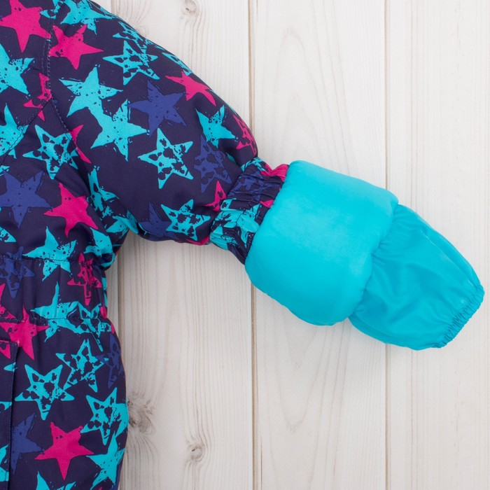 Комплект зимний для девочки (куртка и брюки), рост 146 см, цвет синий MW27102