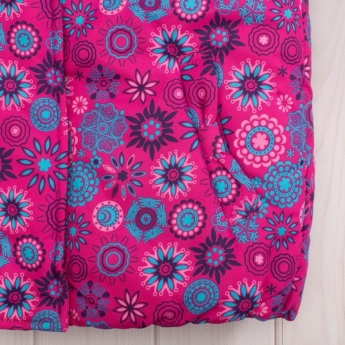 Комплект зимний для девочки (куртка и брюки), рост 110 см, цвет розовый MW27103