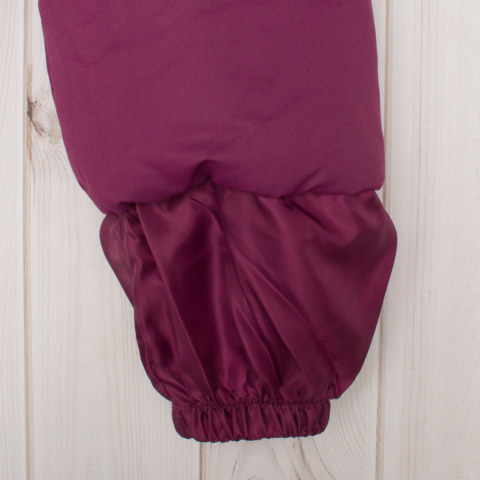 Комплект зимний для девочки (куртка и брюки), рост 92 см, цвет фиолетовый MW27106 _М