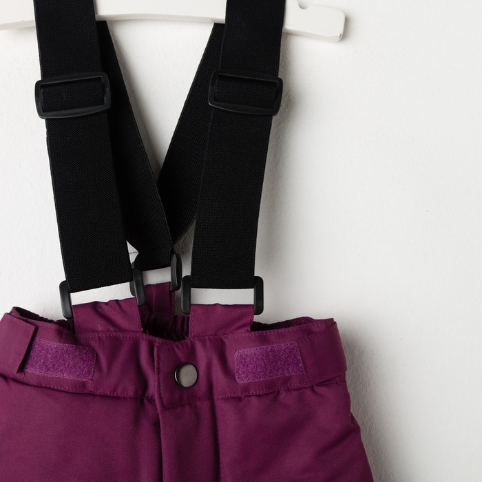 Комплект зимний для девочки (куртка и брюки), рост 92 см, цвет фиолетовый MW27106 _М