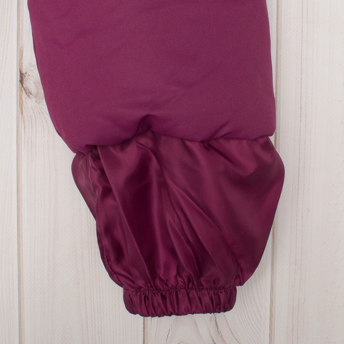 Комплект зимний для девочки (куртка и брюки), рост 146 см, цвет фиолетовый MW27106