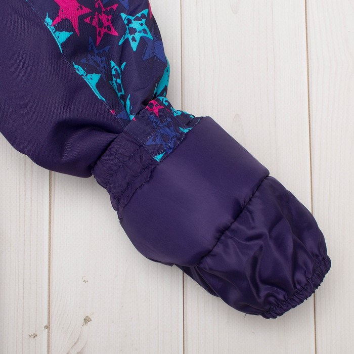 Парка зимняя для девочки, рост 122 см, цвет синий MW27110