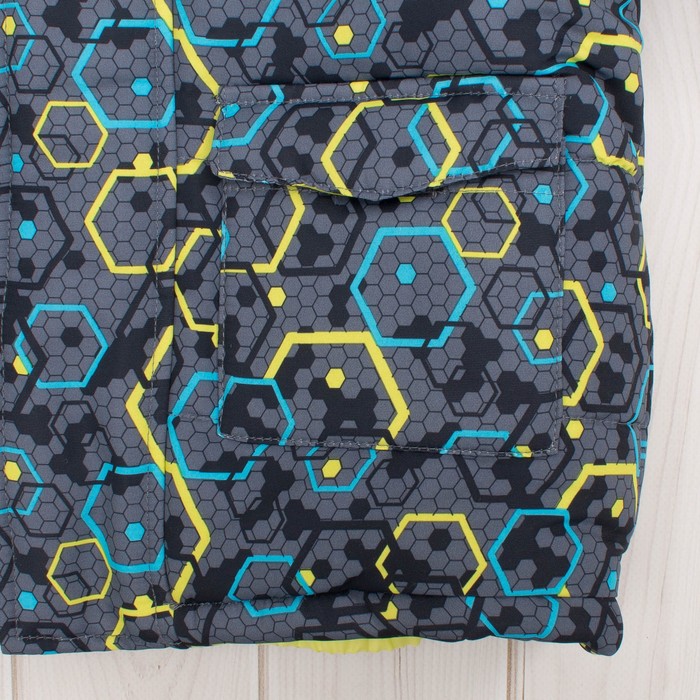 Комплект зимний для мальчика (куртка и брюки), рост 92 см, цвет серый MW27203 _М