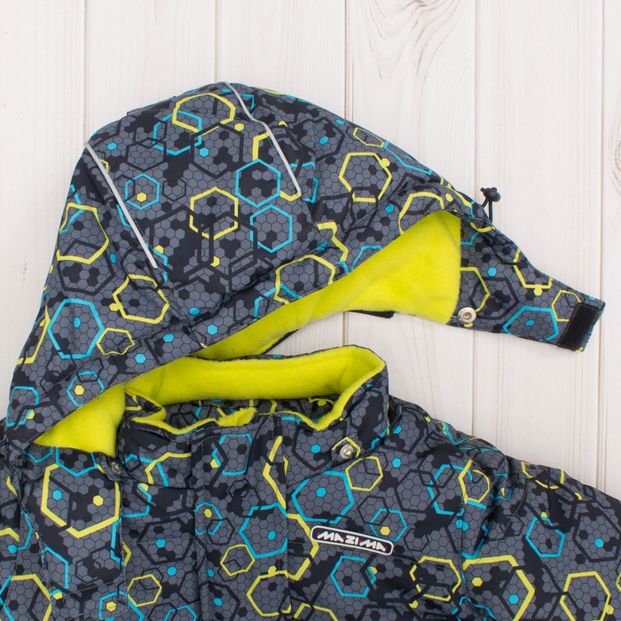 Комплект зимний для мальчика (куртка и брюки), рост 98 см, цвет серый MW27203 _М