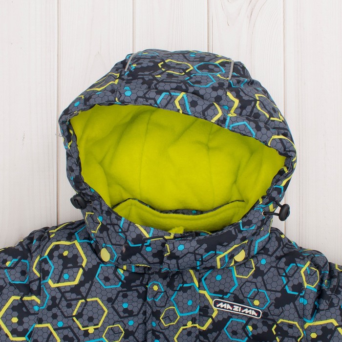 Комплект зимний для мальчика (куртка и брюки), рост 152 см, цвет серый MW27203