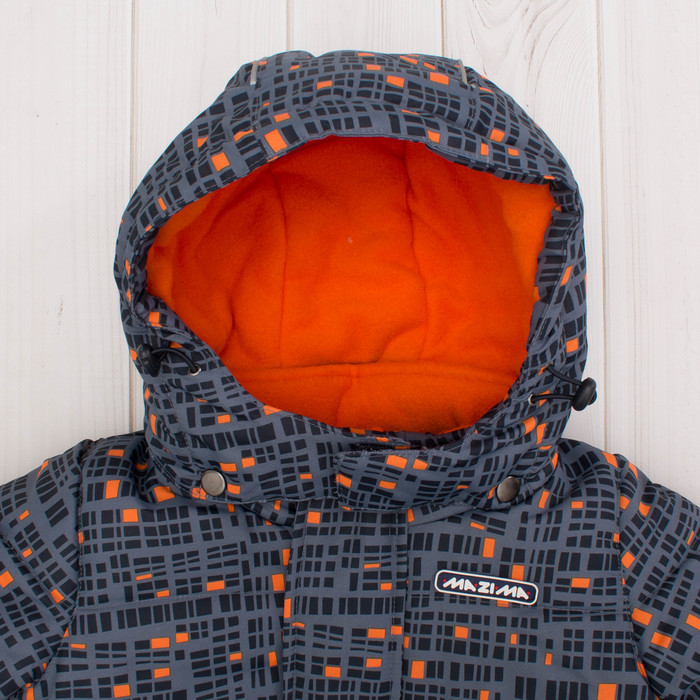 Комплект зимний для мальчика (куртка и брюки), рост 98 см, цвет серый MW27206 _М