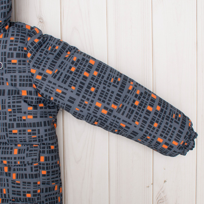 Комплект зимний для мальчика (куртка и брюки), рост 98 см, цвет серый MW27206 _М