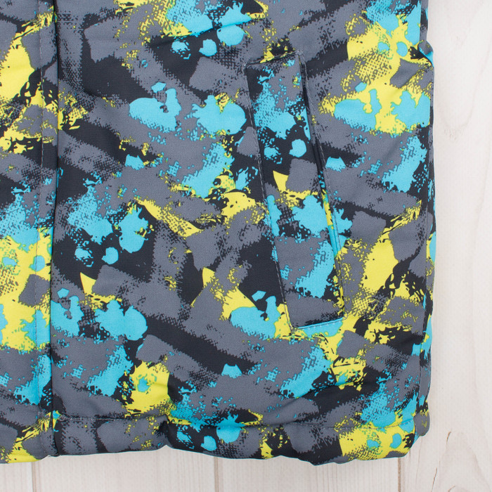 Комплект зимний для мальчика (куртка и брюки), рост 92 см, цвет серый MW27208 _М