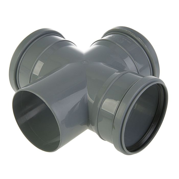 Крестовина канализационная SK-plast, 110 х 110 мм, 90°