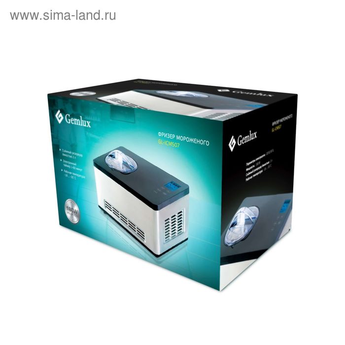 

Фризер мороженого Gemlux GL-ICM507