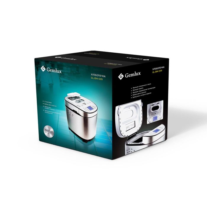 Хлебопечка Gemlux GL-BM-599