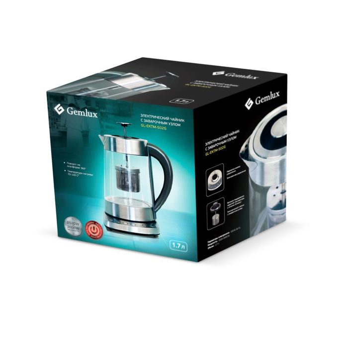 Чайник электрический Gemlux GL-EKTM-502G