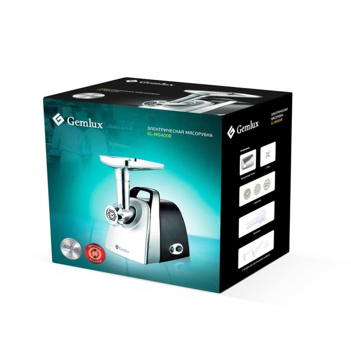 Мясорубка Gemlux GL-MG400B