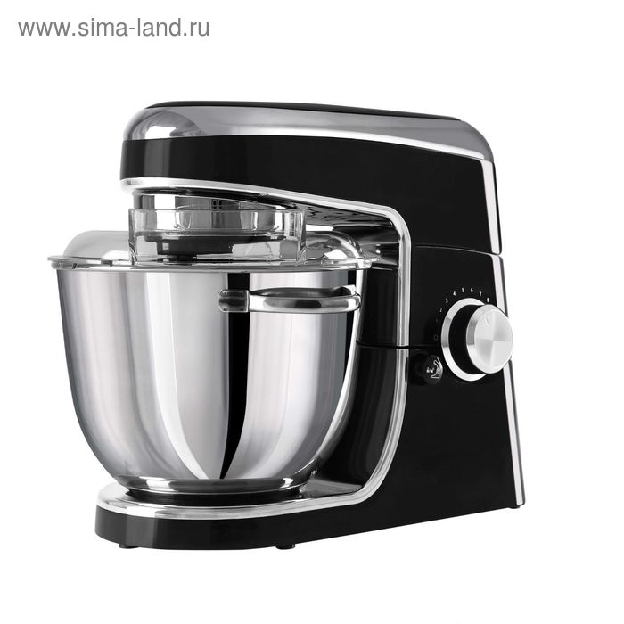 

Миксер Gemlux GL-SM-88B, планетарный, 1000 Вт, 4 л, 12 скоростей, 3 мешалки, чёрный